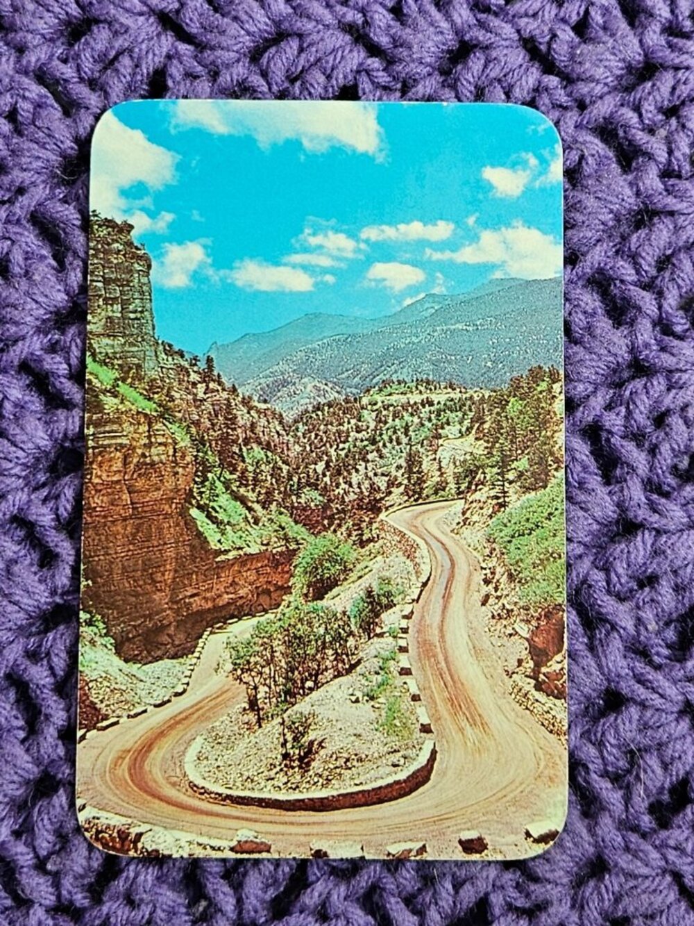 Horseshoe Curve in William Canyon Pikes Peak Region Colorado Postcard